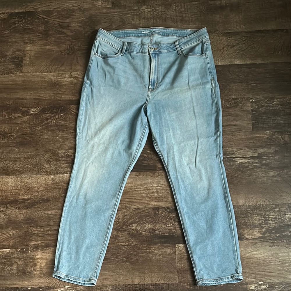 Old Navy Light Blue Straight Leg Jeans